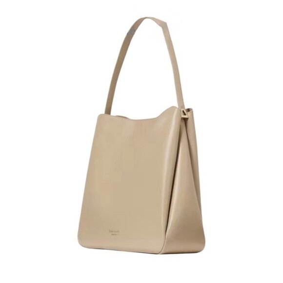 kate spade new york Handbags - Kate Spade Grace Hobo Bag Fine Grain Cow Leather~Timeless Taupe $398 NEW L15 13